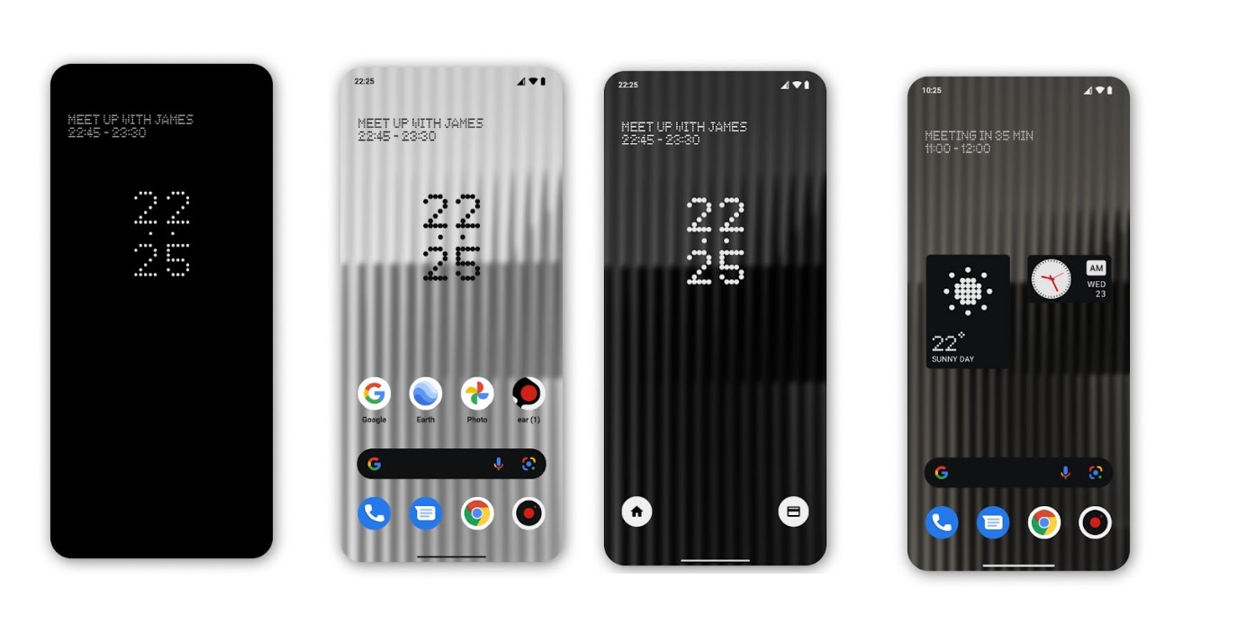 Android-based Nothing OS interface. Credit: Nothing