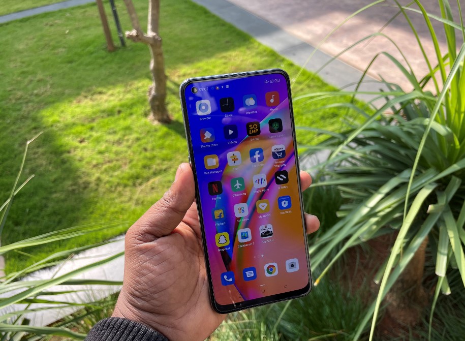 Oppo F19 Pro+ 5G. Credit: DH Photo/KVN Rohit