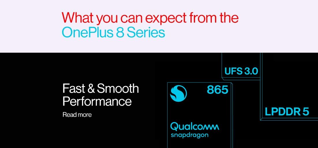 OnePlus 8 series features (Picture credit: Amazon India)