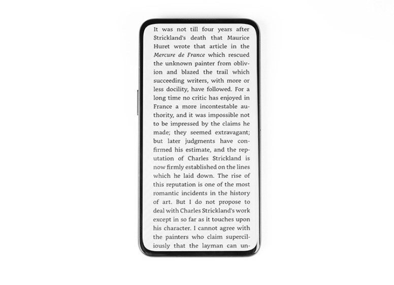 Oppo concept phone with under-screen camera. Credit: Oppo