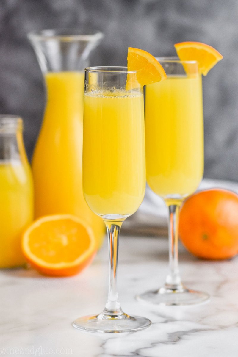 Orange & pineapple mimosa