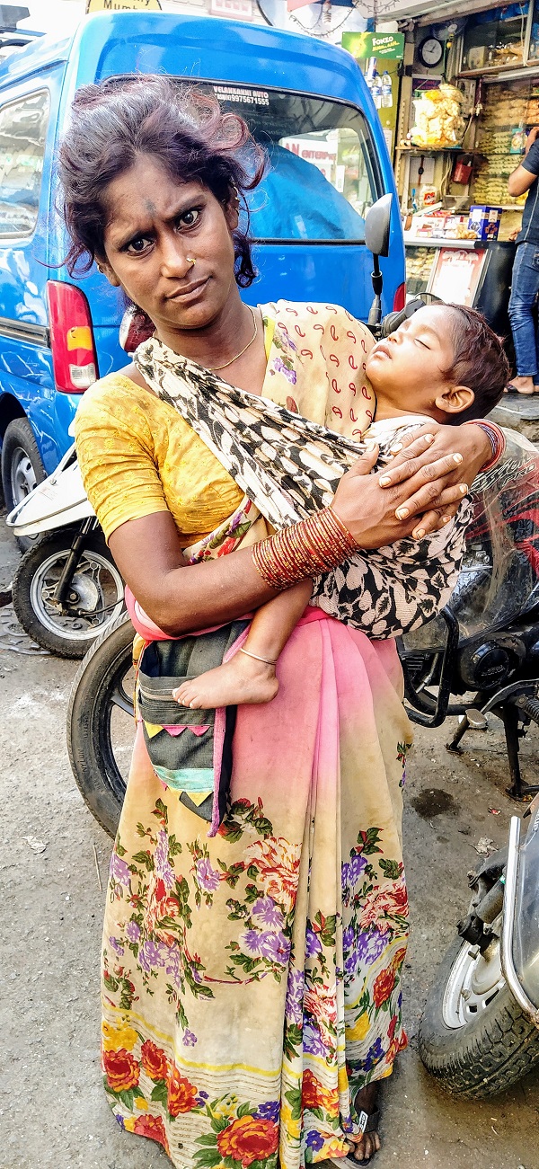 Surekha has lost two of her kids and is expecting her seventh child