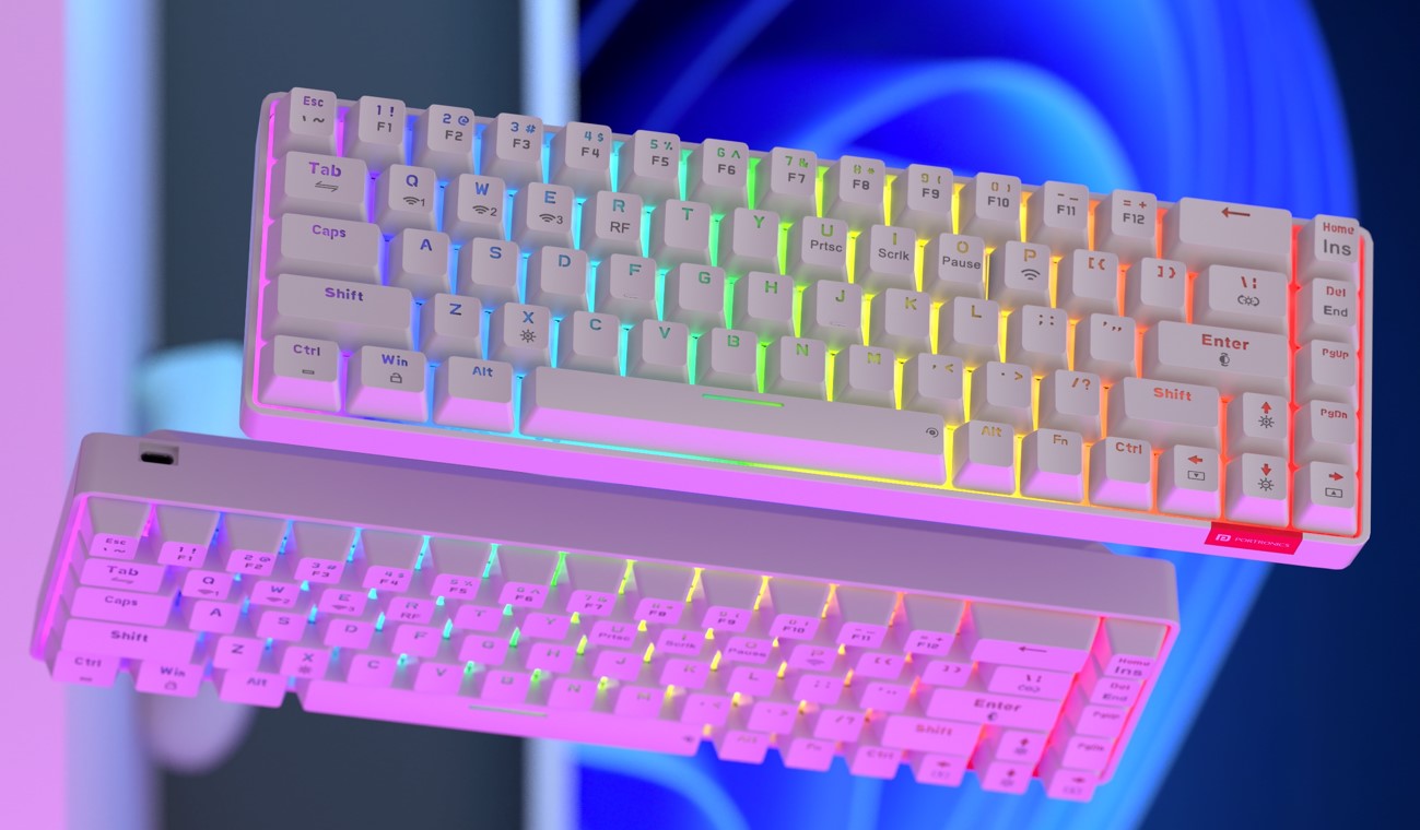 Hydra 10- Compact Wireless RGB Keyboard. Credit: Portronics