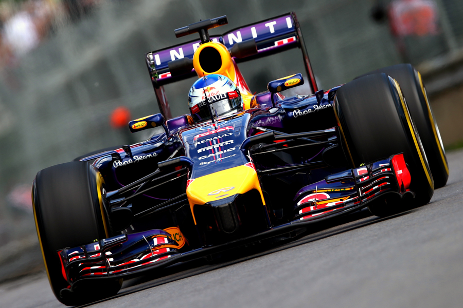Sebastian Vettel competing in a Red Bull car. Picture credit: Red Bull