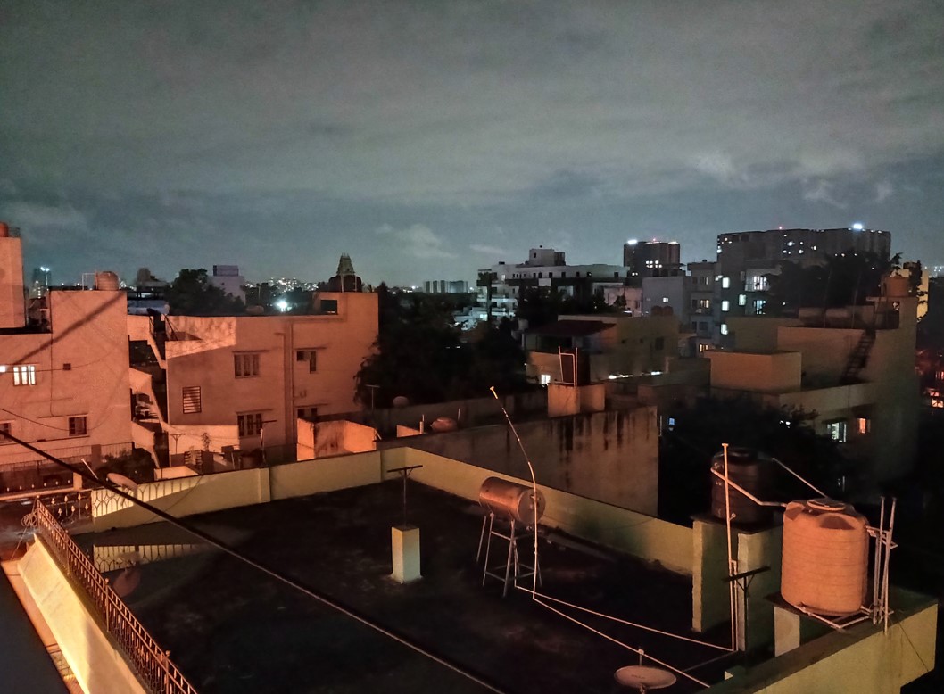 Xiaomi Redmi 12C's camera sample in night mode. Credit: DH Photo/KVN Rohit
