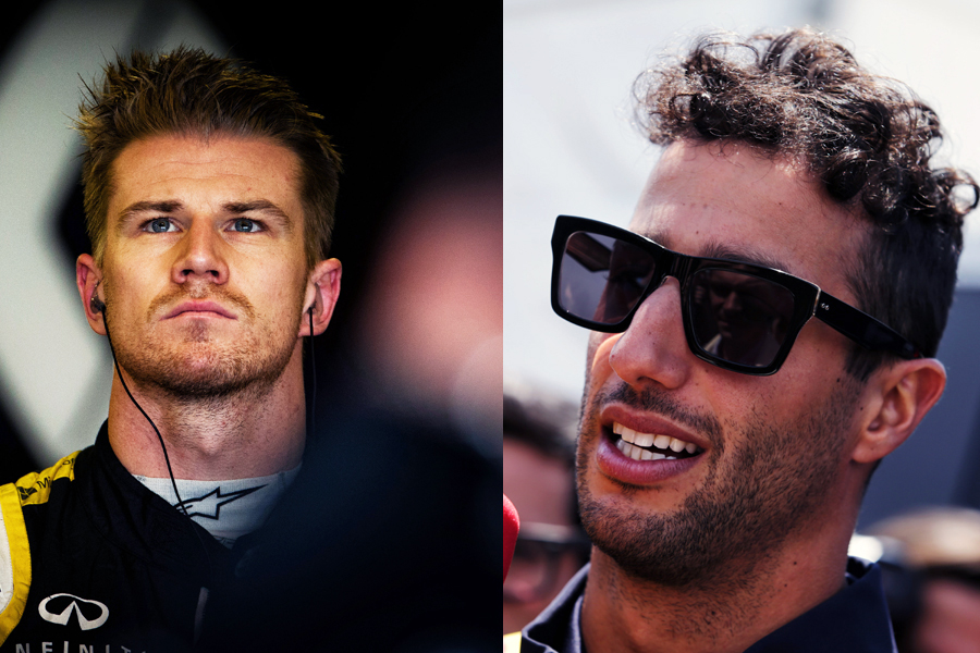 Nico Hulkenberg and Daniel Ricciardo. Picture credit: Renault