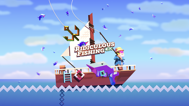 Ridiculous Fishing EX game. Credit: Apple