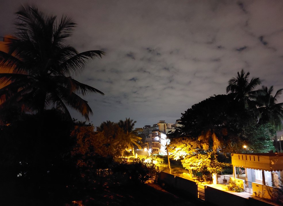 Samsung Galaxy A52s 5G camera sample with night mode on. Credit: DH Photo/KVN Rohit