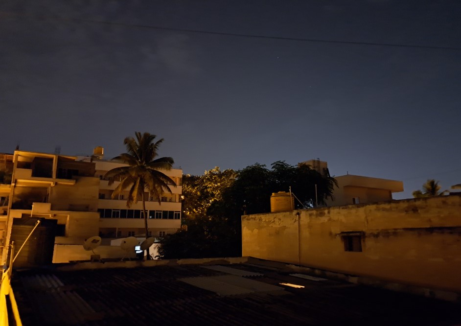 Samsung Galaxy A53 5G's camera sample with the night mode on. Credit: DH Photo/KVN Rohit
