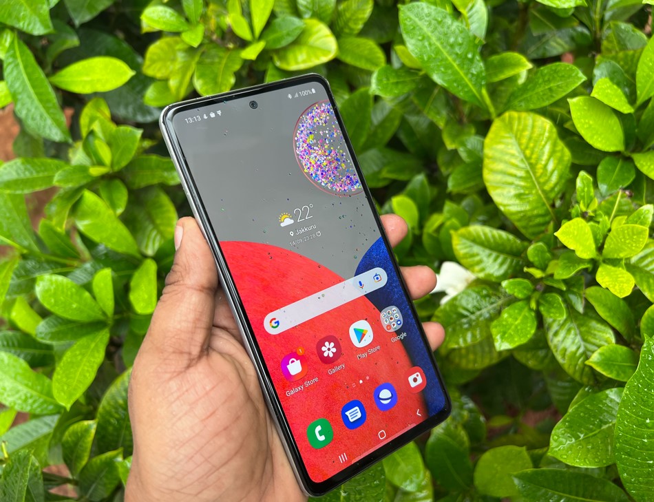 Samsung Galaxy A52s 5G. Credit: DH Photo/KVN Rohit