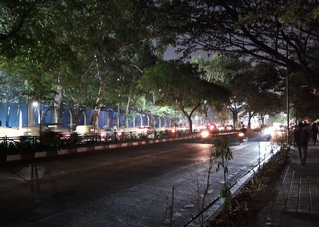 Samsung Galaxy M14 5G's camera sample with night mode on. Credit: DH Photo/KVN Rohit