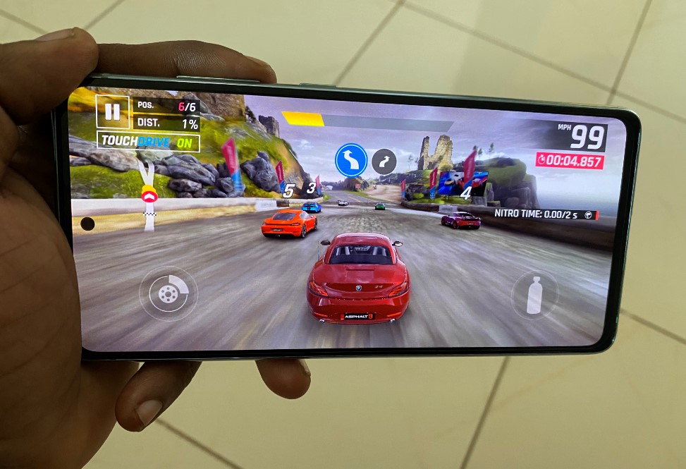 Asphalt 9 series game on Samsung Galaxu S20 FE. Credit: DH Photo/KVN Rohit