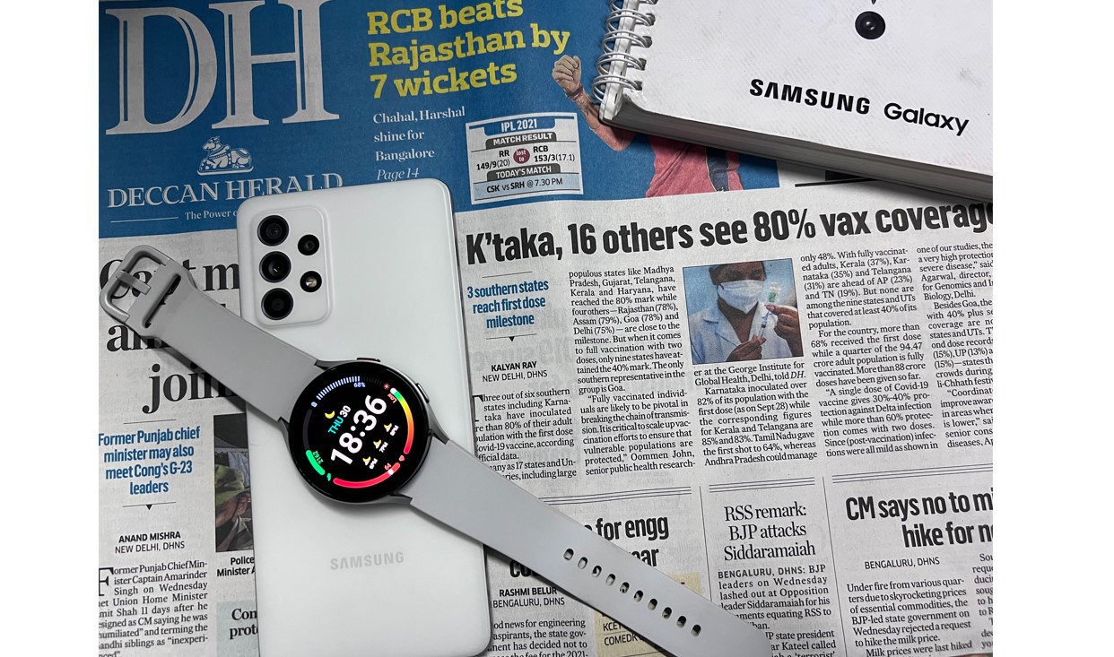 Samsung Galaxy Watch4 series. Credit: DH Photo/KVN Rohit