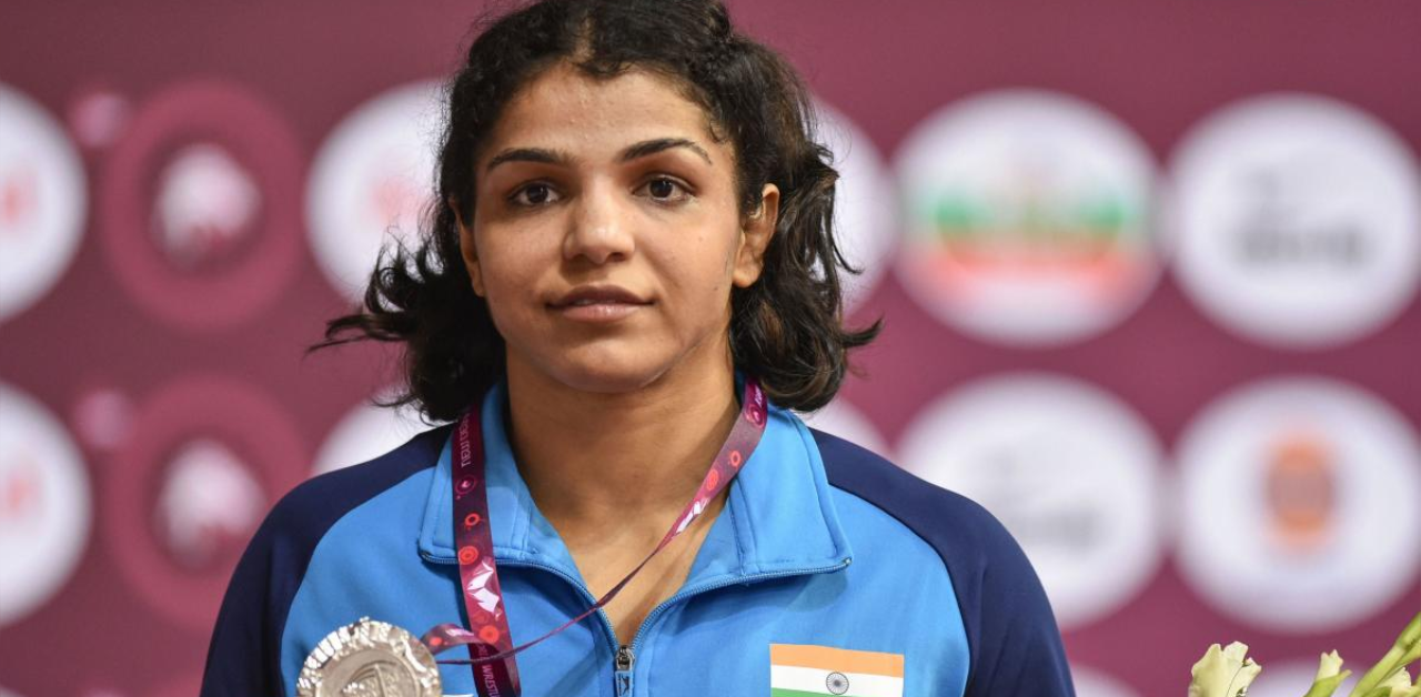 Sakshi Malik. Credit: PTI photo.