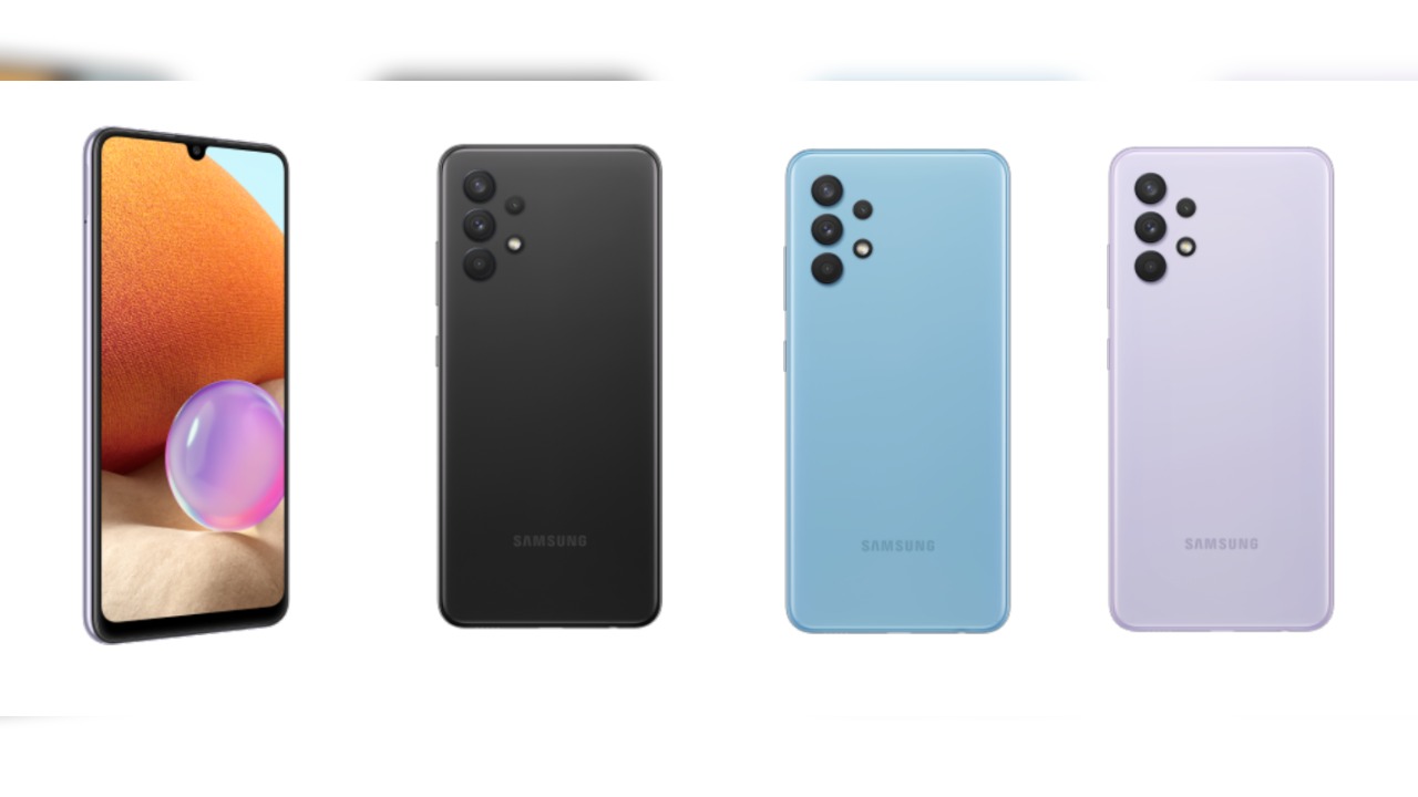 The new Galaxy A32 series. Credit: Samsung