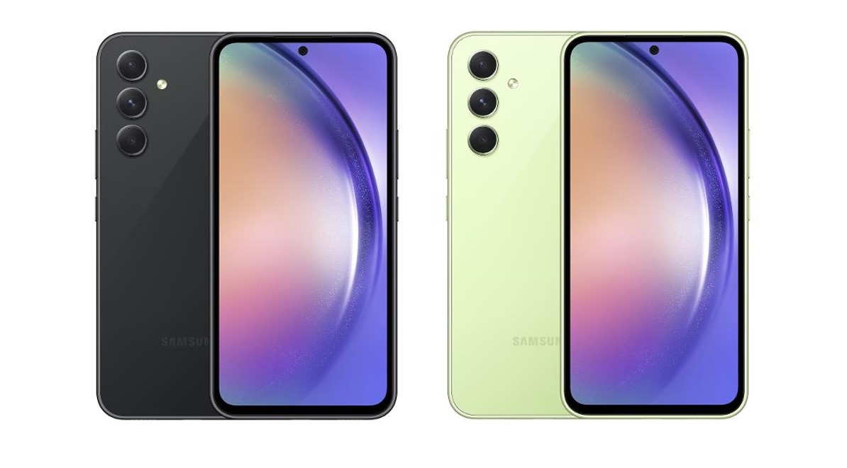 Samsung Galaxy A54 series. Credit: Samsung