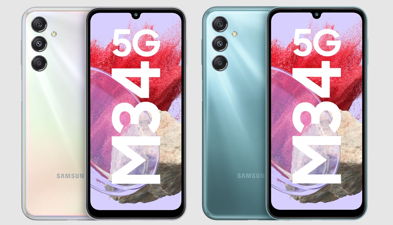 Samsung Galaxy M34 5G series. Credit: Samsung India