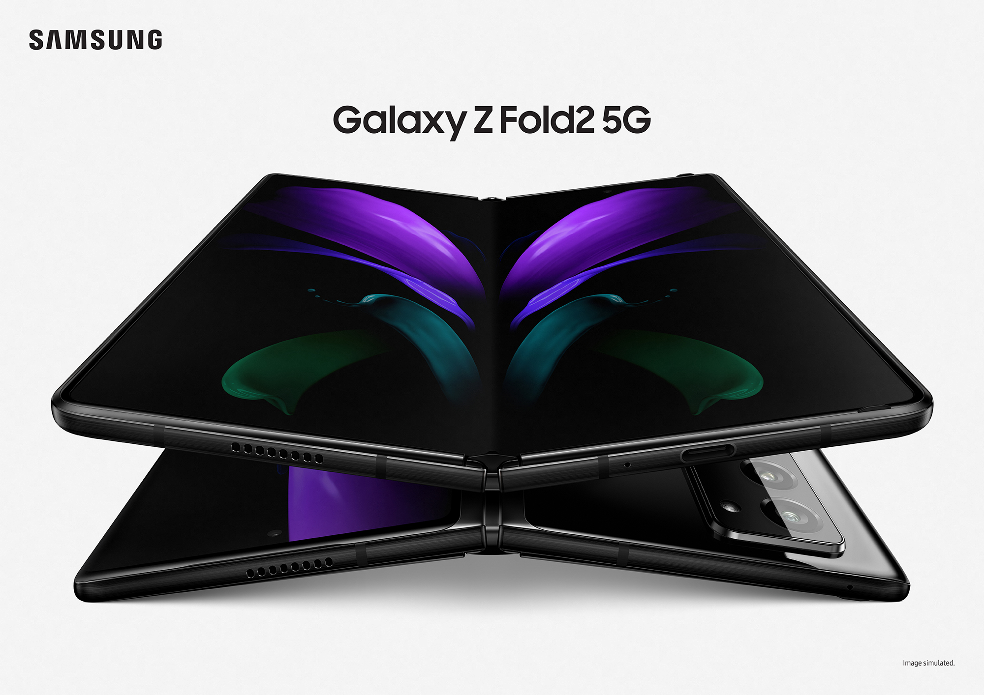 The new Galaxy Z Fold 2. Credit: Samsung