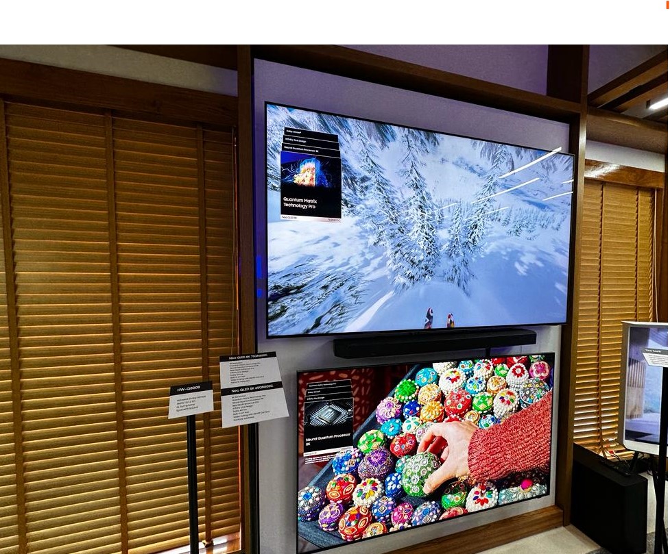 Samsung Neo QLED 8K series in 75-inch and 65-inch screen sizes. Credit: DH Photo/KVN Rohit