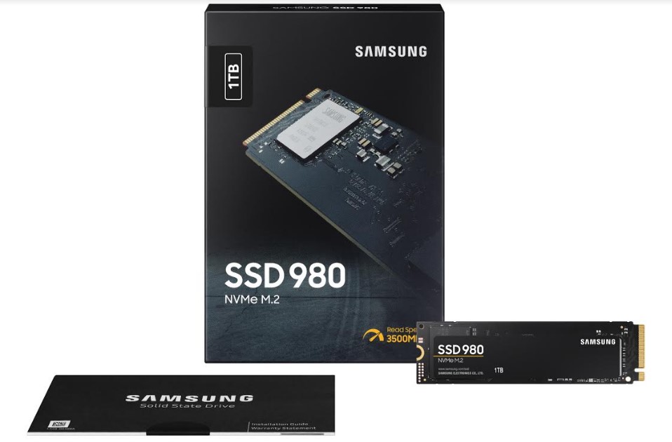 The new NVMe 980 SSD series. Credit: Samsung