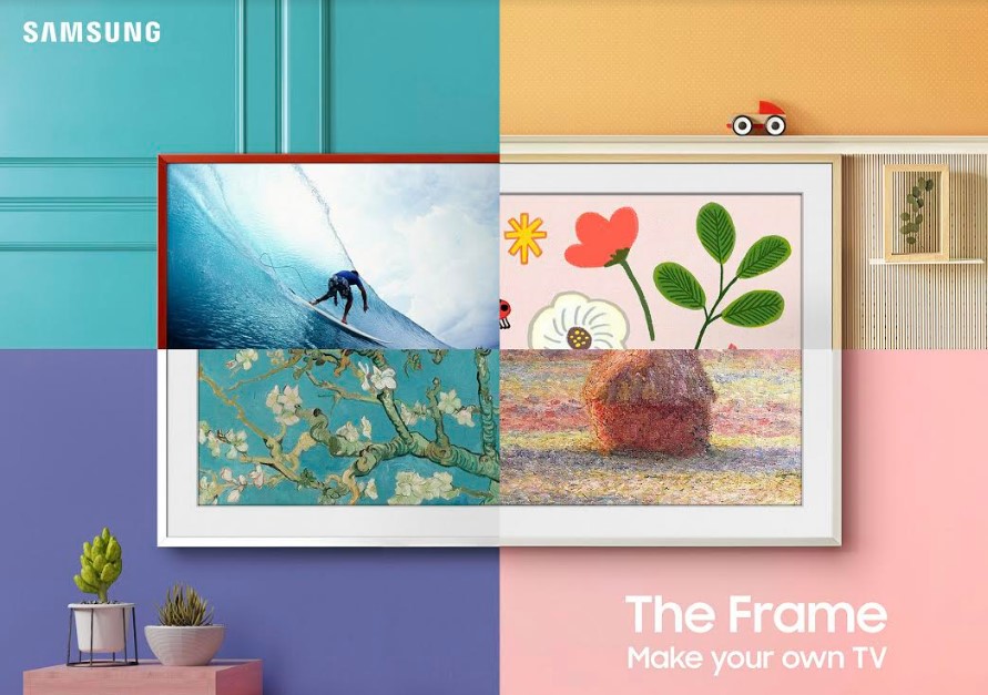 The Frame 2021 edition smart TV. Credit: Samsung