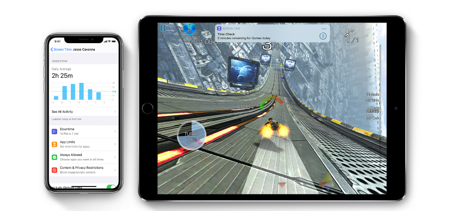 Screen Time feature on the iPhone and the iPad (Credit: Apple)