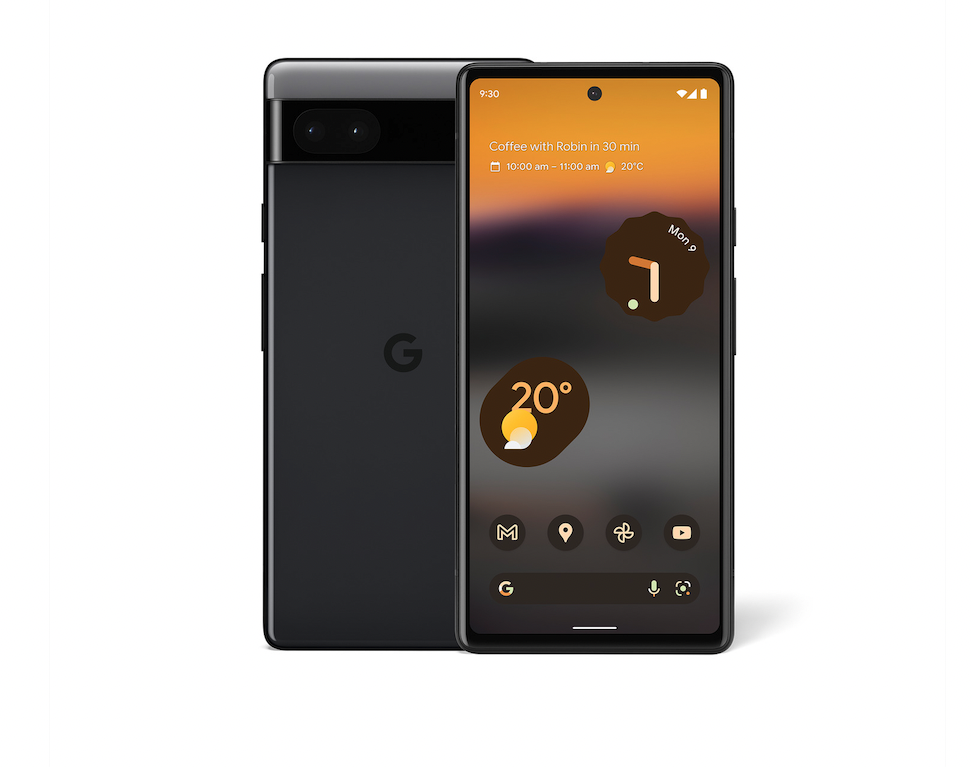 Pixel 6a Charcoal colour model. Credit: Google