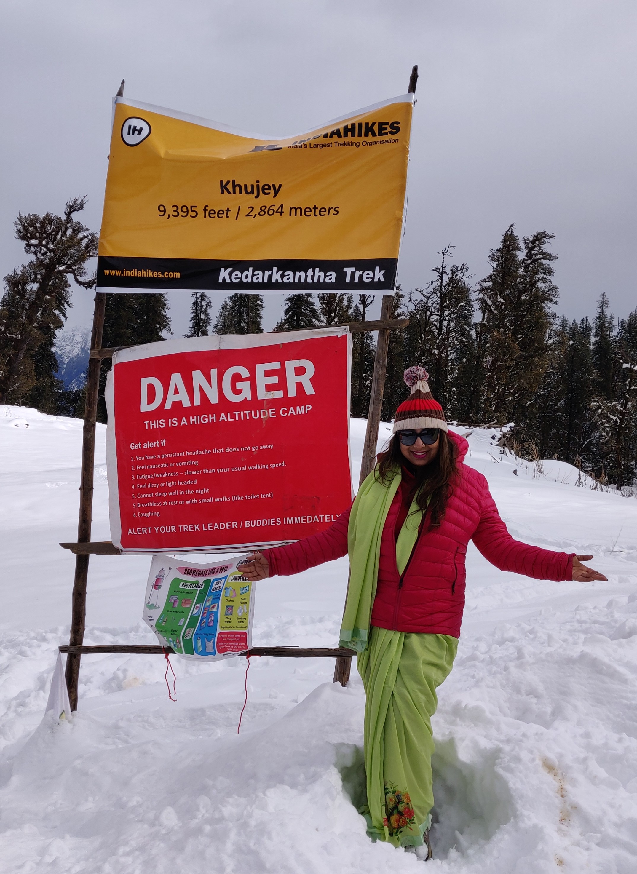Soma Bolar at Kedarkantha Trek.