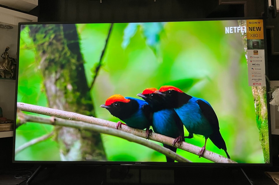 Sony BRAVIA X80J Google TV. Credit: DH Photo/KVN Rohit