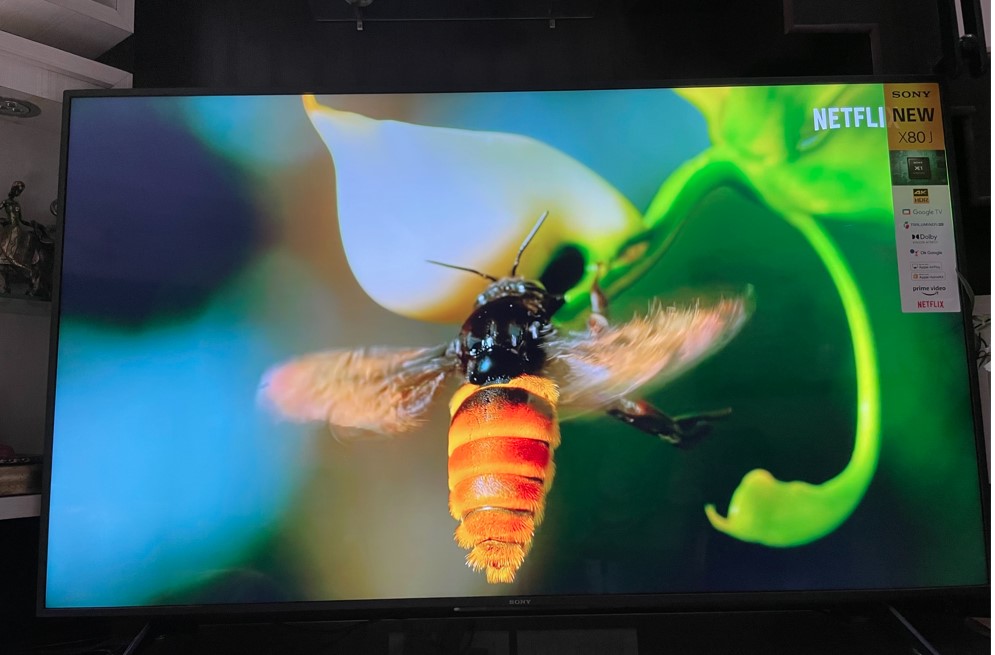 Sony BRAVIA X80J Google TV. Credit: DH Photo/KVN Rohit
