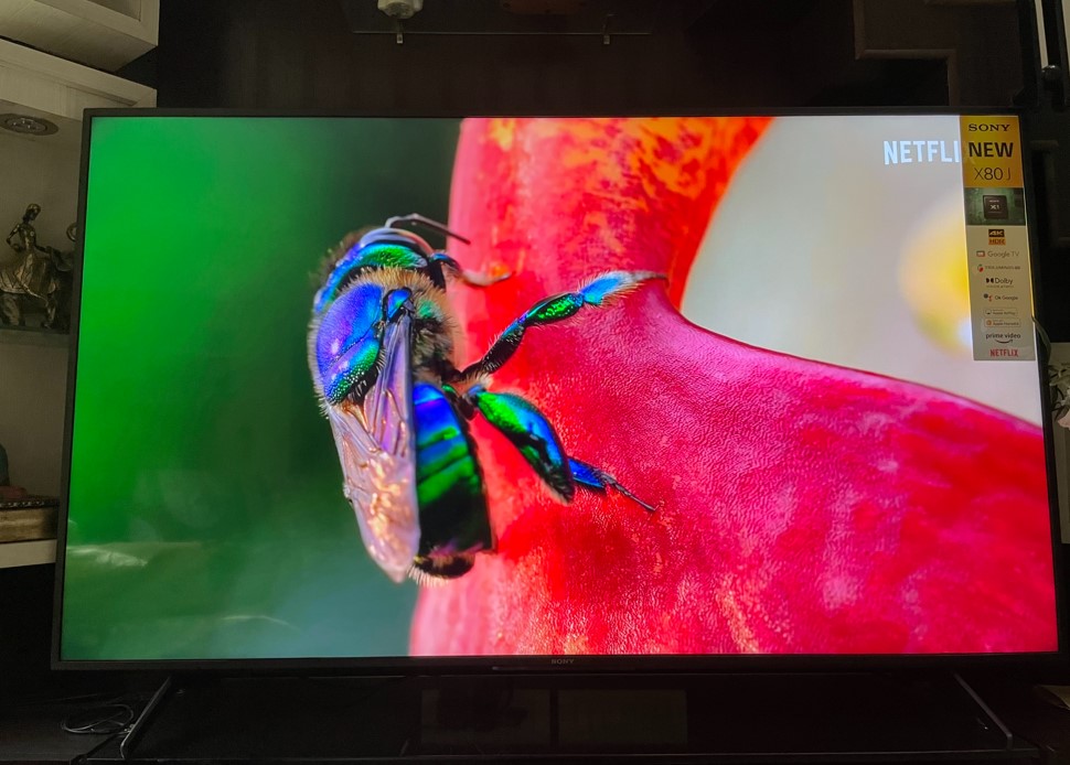 Sony BRAVIA X80J Google TV. Credit: DH Photo/KVN Rohit