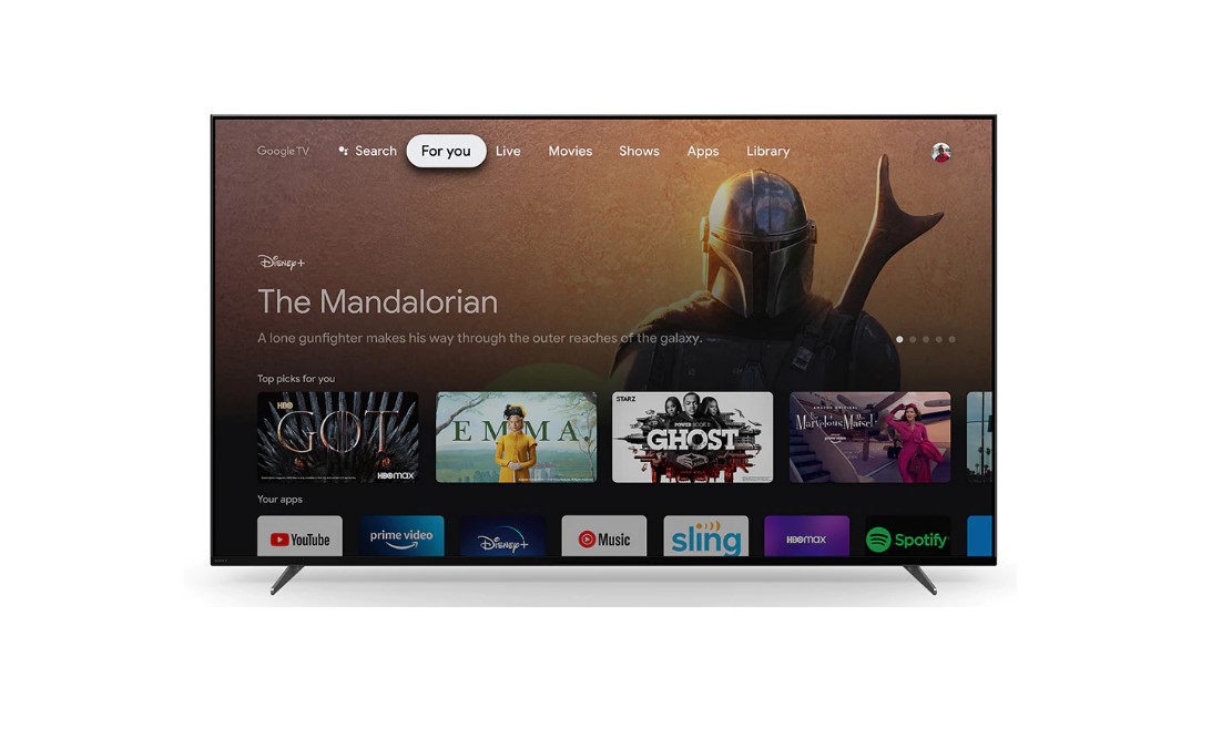 The new XR-55X90K series smart TV. Credit: Sony