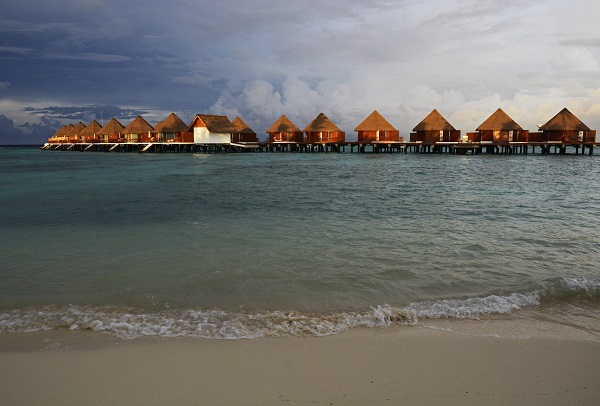 A batch of water villas