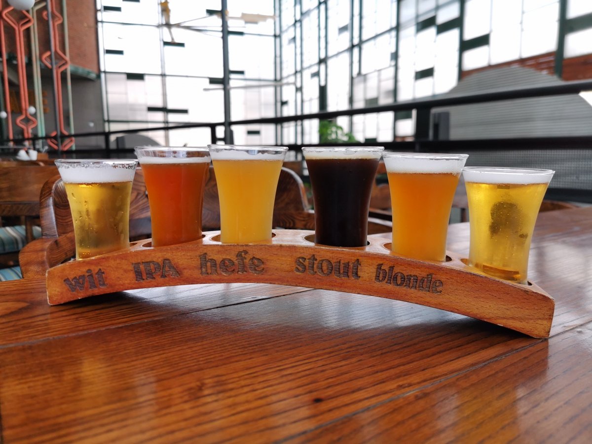 They brew their own beer.