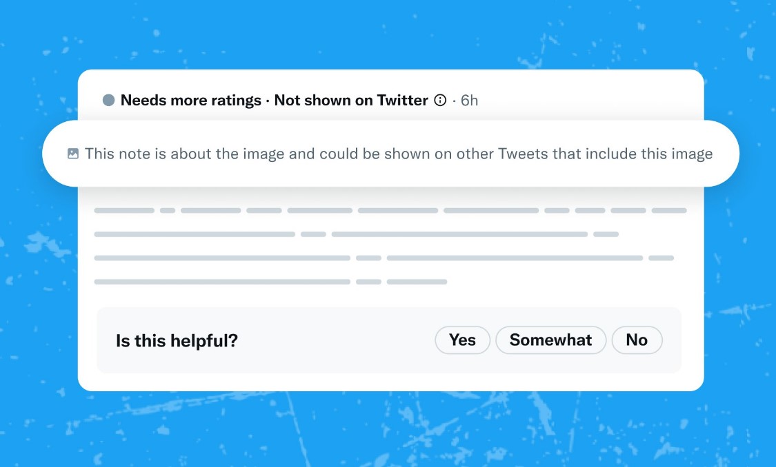 Soon images and videos on Twitter will have note tags to help people know if the content is fake or real. Credit: Twitter