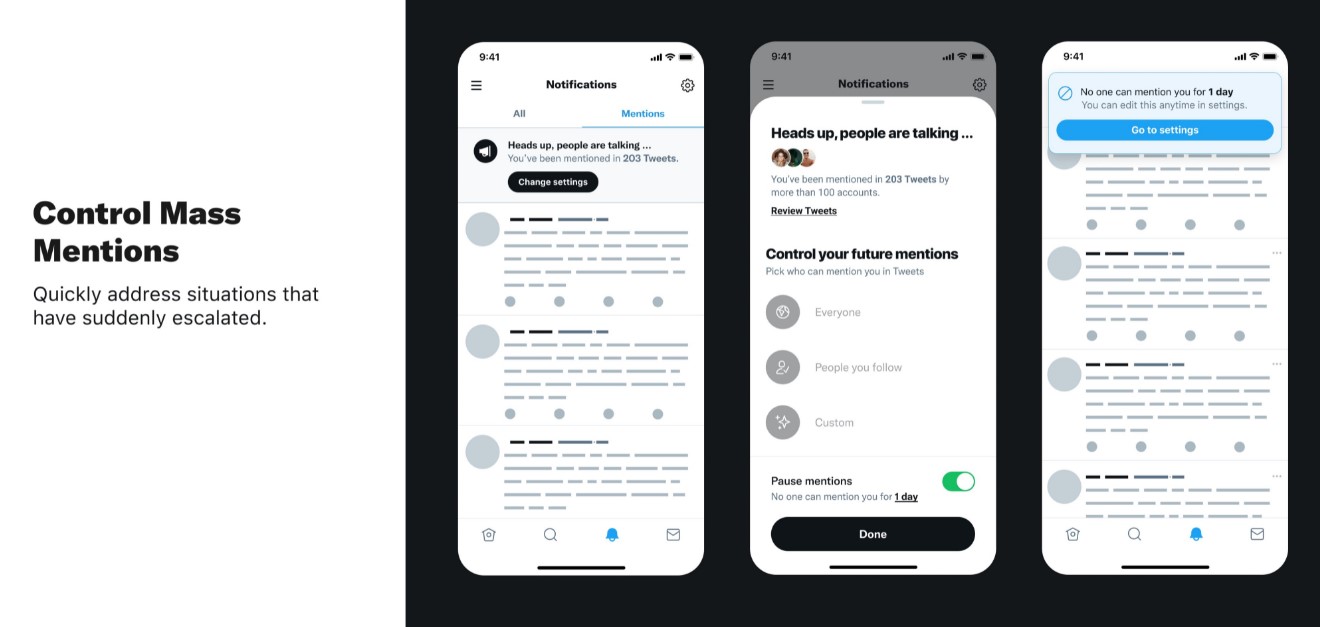 New anti-bully security feature coming to Twitter. Picture Credit: Dominic Camozzi (@_dcrc_)/Twitter