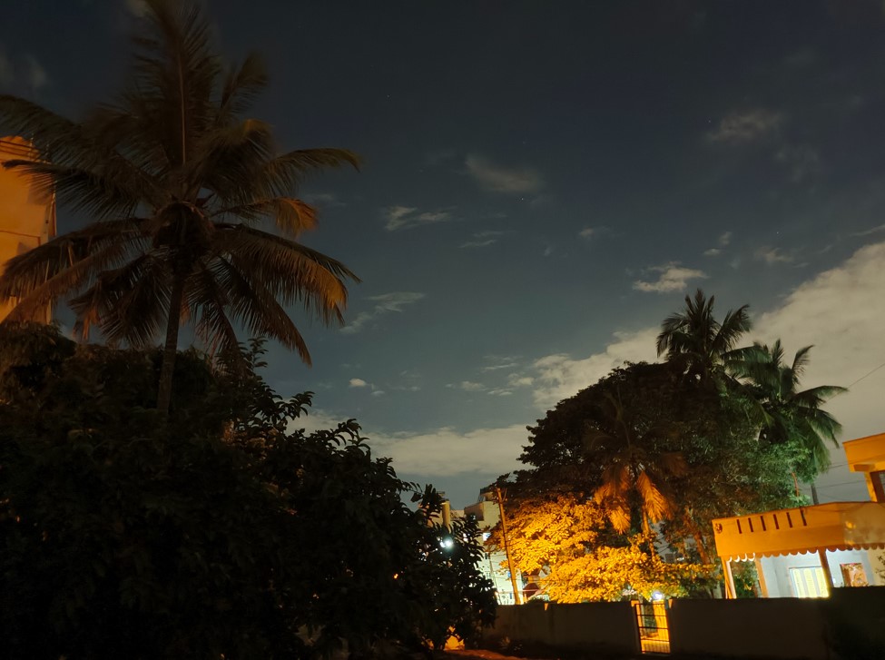 Vivo V21 5G camera sample with night mode on. Credit: DH Photo/KVN Rohit