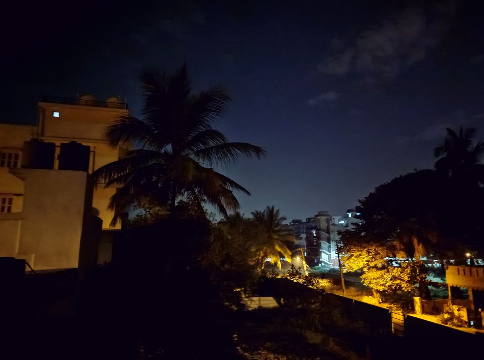 Vivo V23 Pro 5G's camera sample photo with night mode on. Credit: DH Photo/KVN Rohit