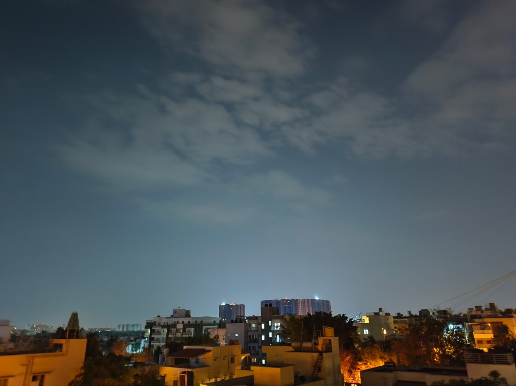 Vivo V27 5G's camera sample with night mode. Credit: DH Photo/KVN Rohit