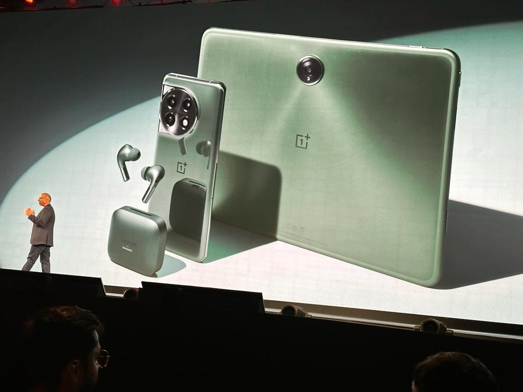 OnePlus India CEO Navnit Nakra at Cloud 11 global event unveiled new products in New Delhi on February 7, 2023. Credit: DH Photo/KVN Rohit