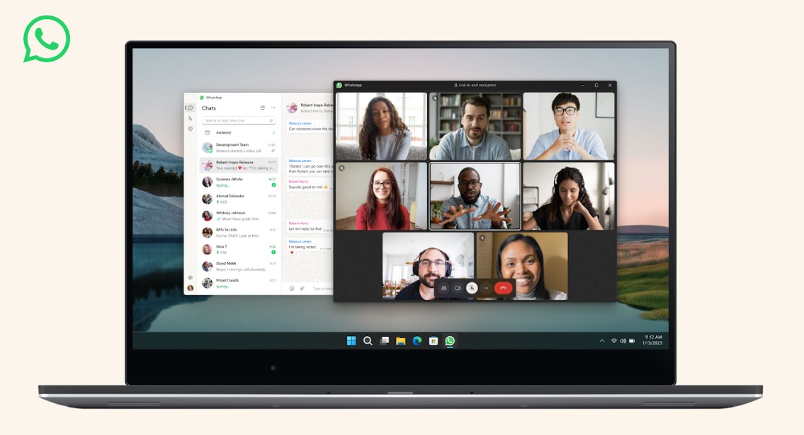 WhatsApp for Windows. Credit: Meta