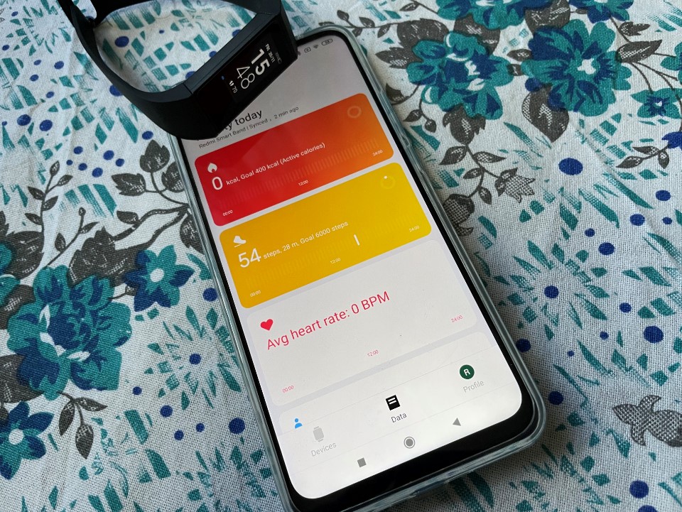 Xiaomi Wear app on Redmi 9 Prime. Credit: DH Photo/KVN Rohit