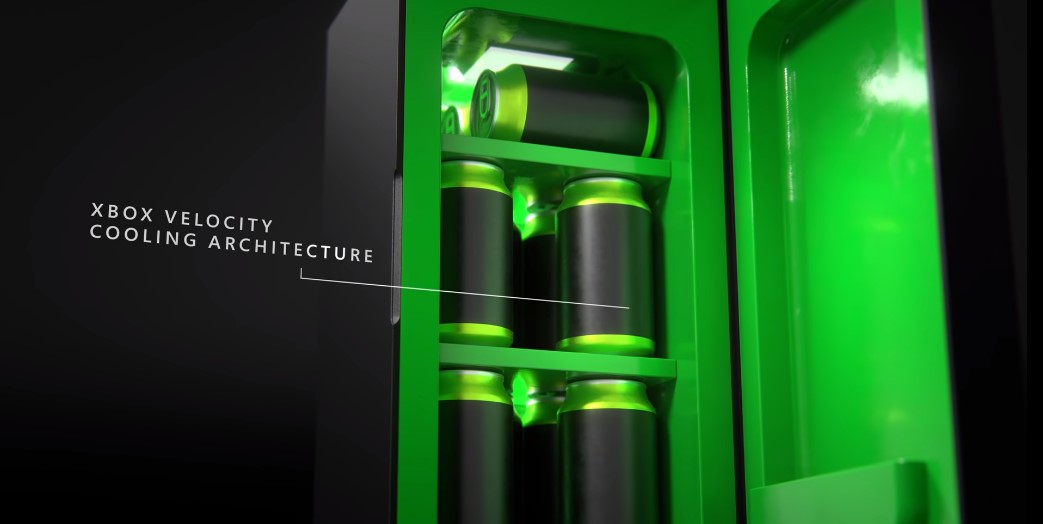 Xbox Mini Fridge's feature is shown in the teaser on YouTube (screen-grab)