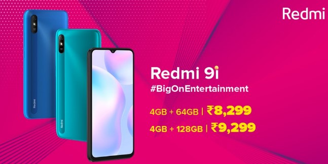 The new Redmi 9i series. Credit: Xiaomi