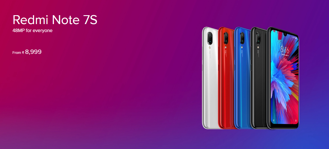 Redmi Note 7S series (Picture Credit: Xiaomi)