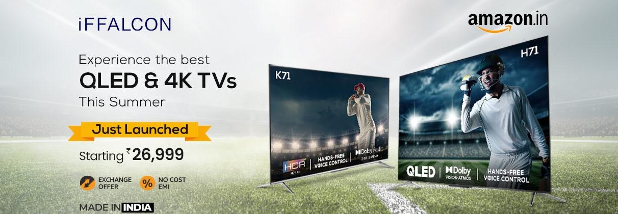 The new QLED and 4K TV series. Credit: iFFALCON