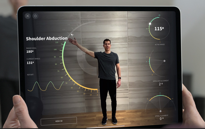 The LiDAR feature of the new iPad Pro (Credit: Apple)