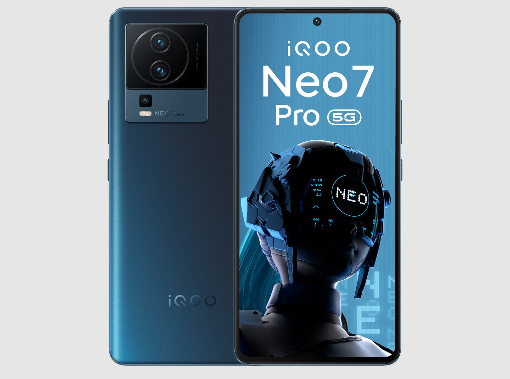 iQOO Neo7 Pro Dark Storm model. Credit: iQOO India
