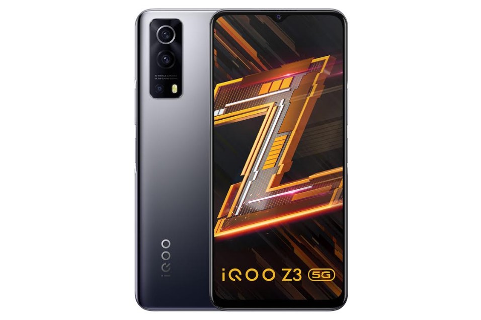 The new Z3 5G series phone. Credit: iQOO India