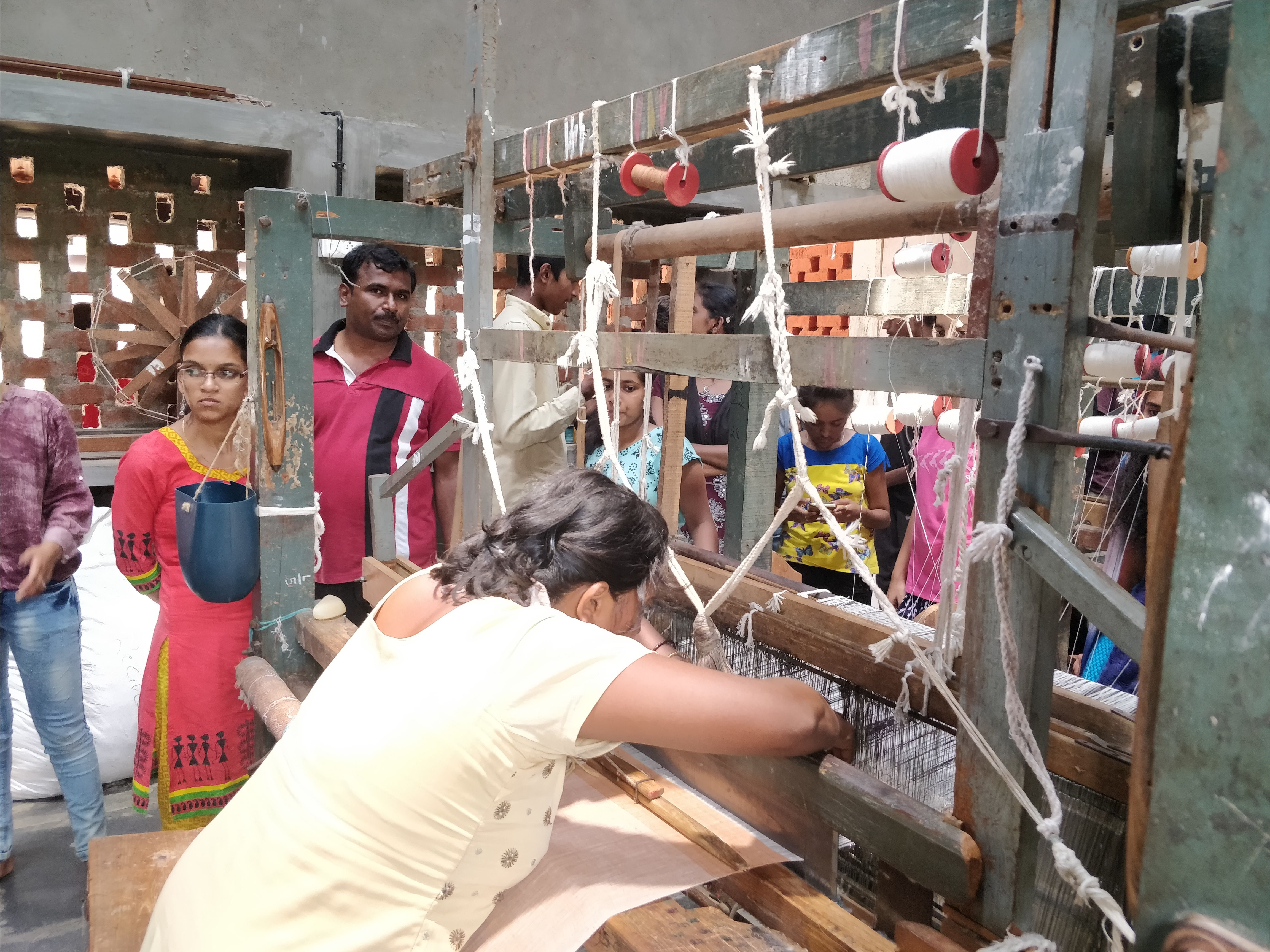 While teaching the spinning skills to children, the activity can be connected to other subjects.